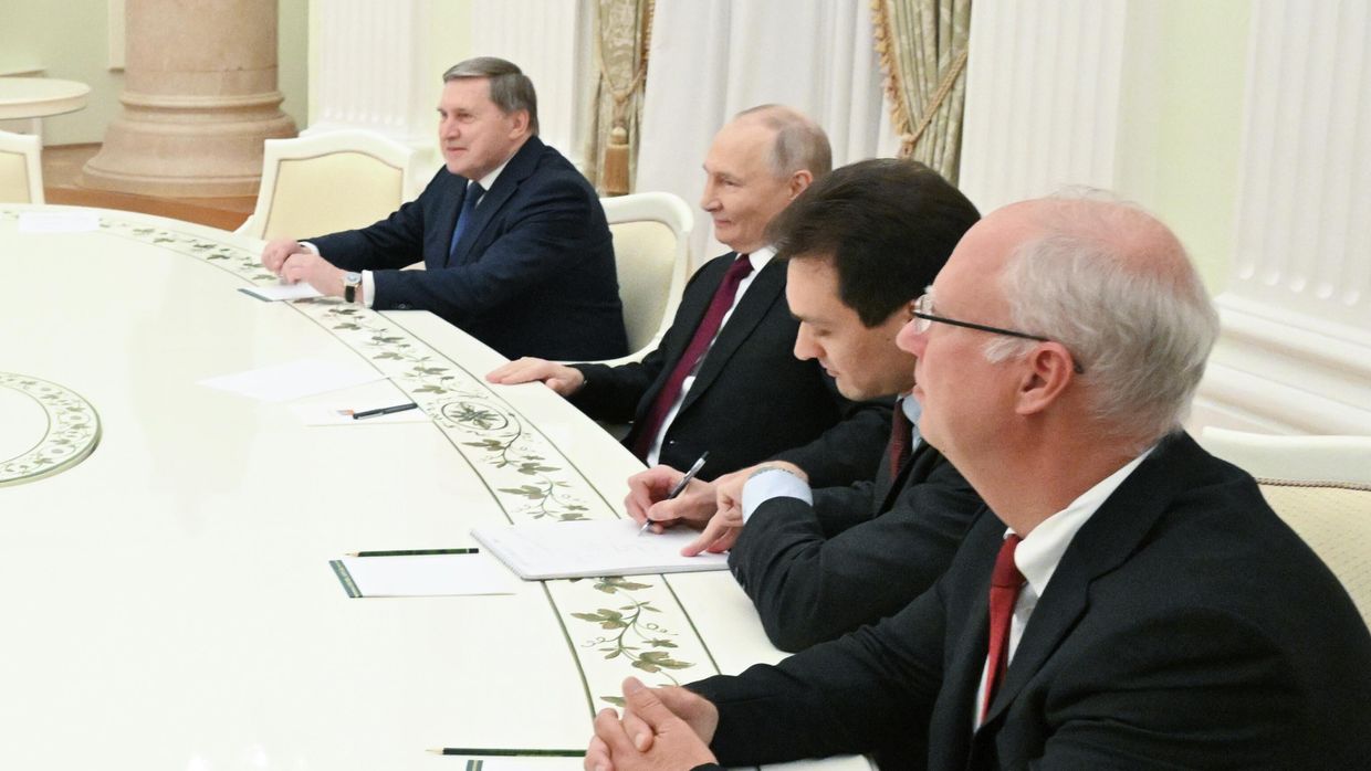 Президент Владимир Путин встретился со спецпосланником Стивеном Уиткоффом