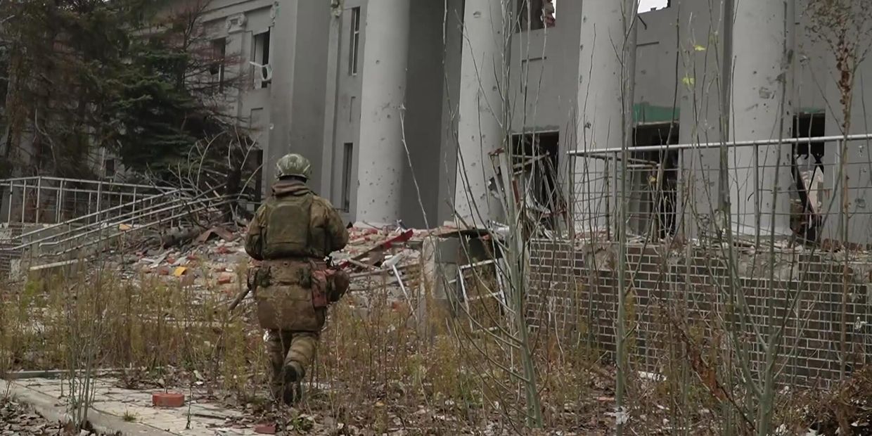 Освобожденный Красноармейск в ДНР