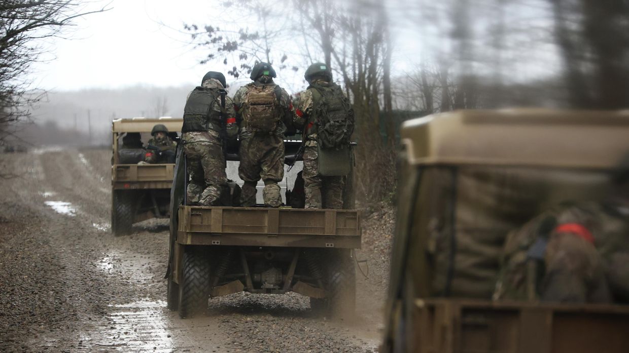 Боевая подготовка штурмовых подразделений на полигоне в Краснодарском крае
