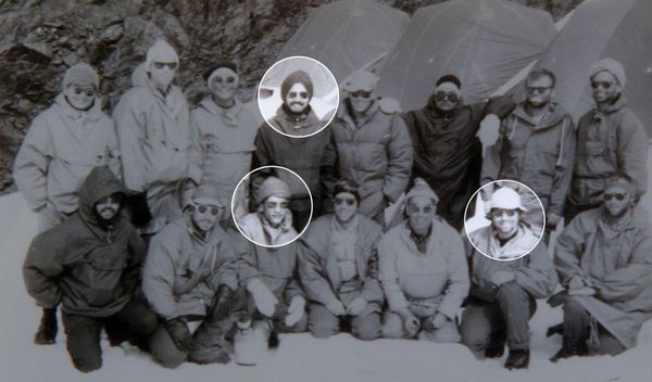 Группа альпинистов на горе Мак-Кинли в 1965 г. 