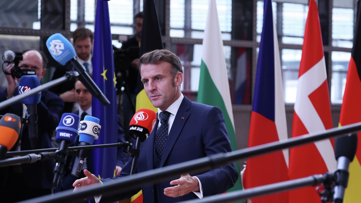 Президент Франции Эммануэль Макрон