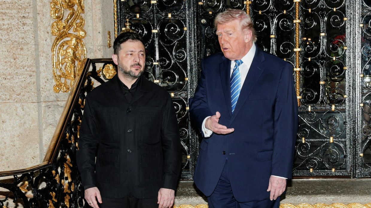 Встреча Владимира Зеленского и президента США Дональда Трампа в Мар-а-Лаго