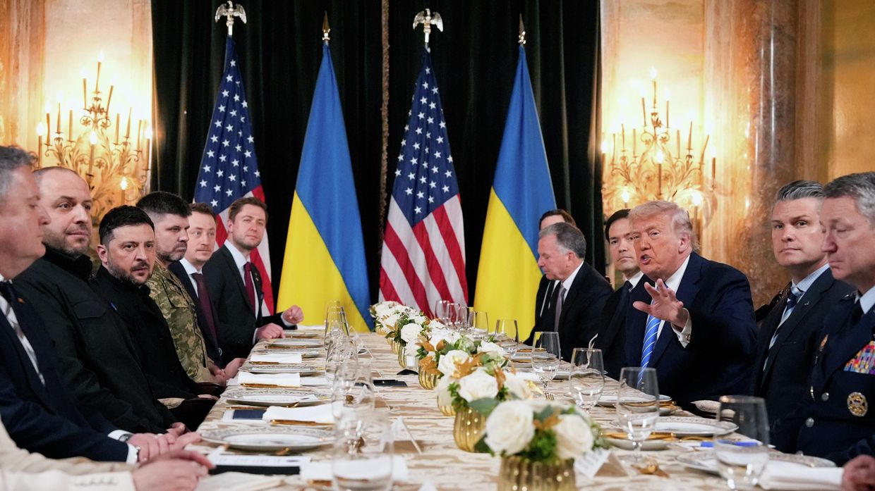 Встреча Владимира Зеленского и президента США Дональда Трампа в Мар-а-Лаго