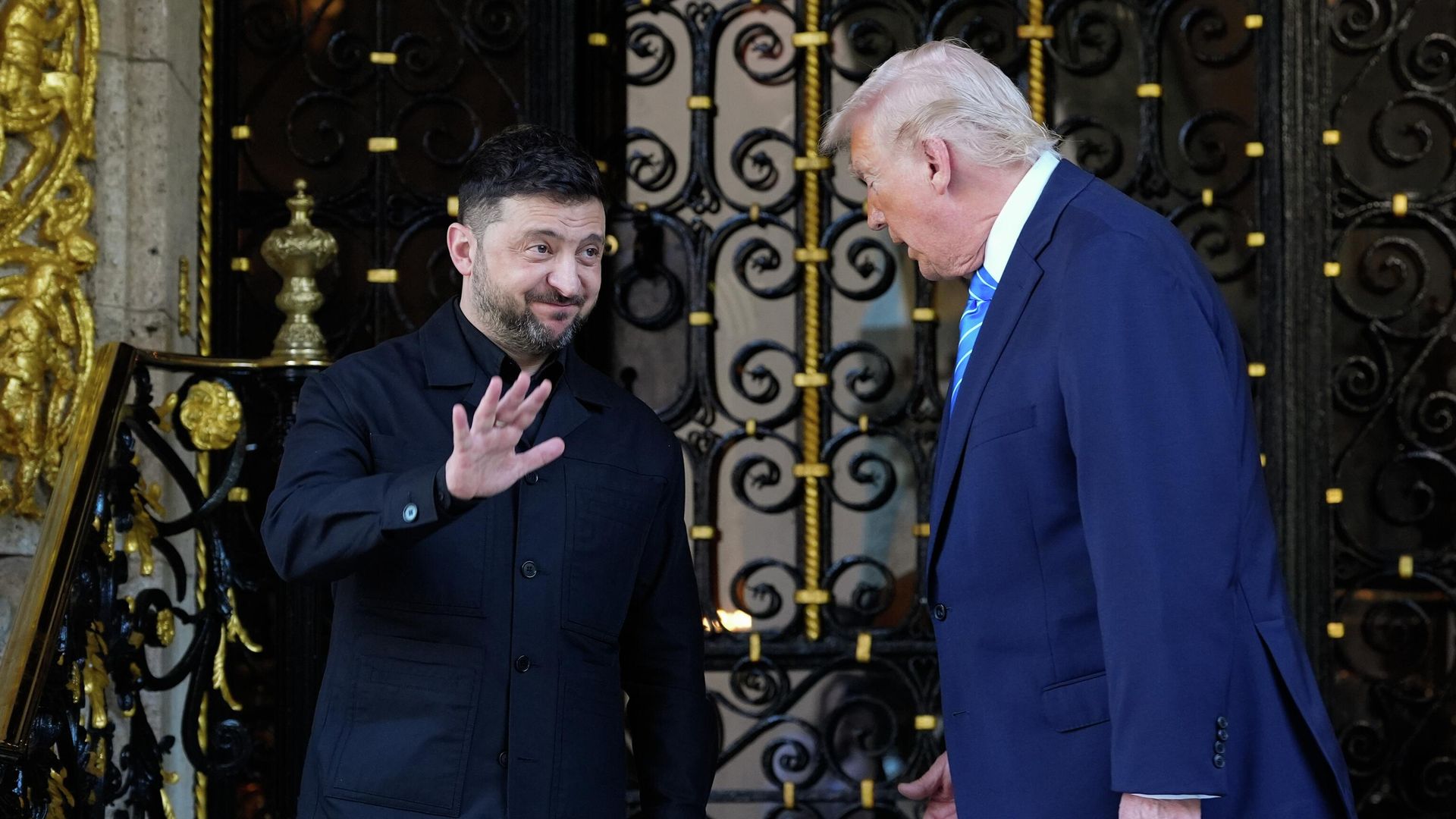 Встреча Владимира Зеленского и президента США Дональда Трампа в Мар-а-Лаго - ИноСМИ, 1920, 31.12.2025