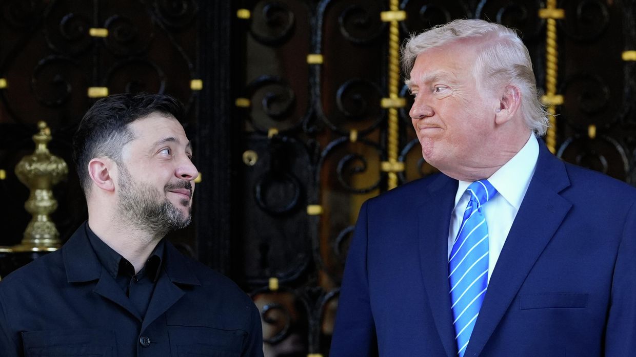 Встреча Владимира Зеленского и президента США Дональда Трампа в Мар-а-Лаго