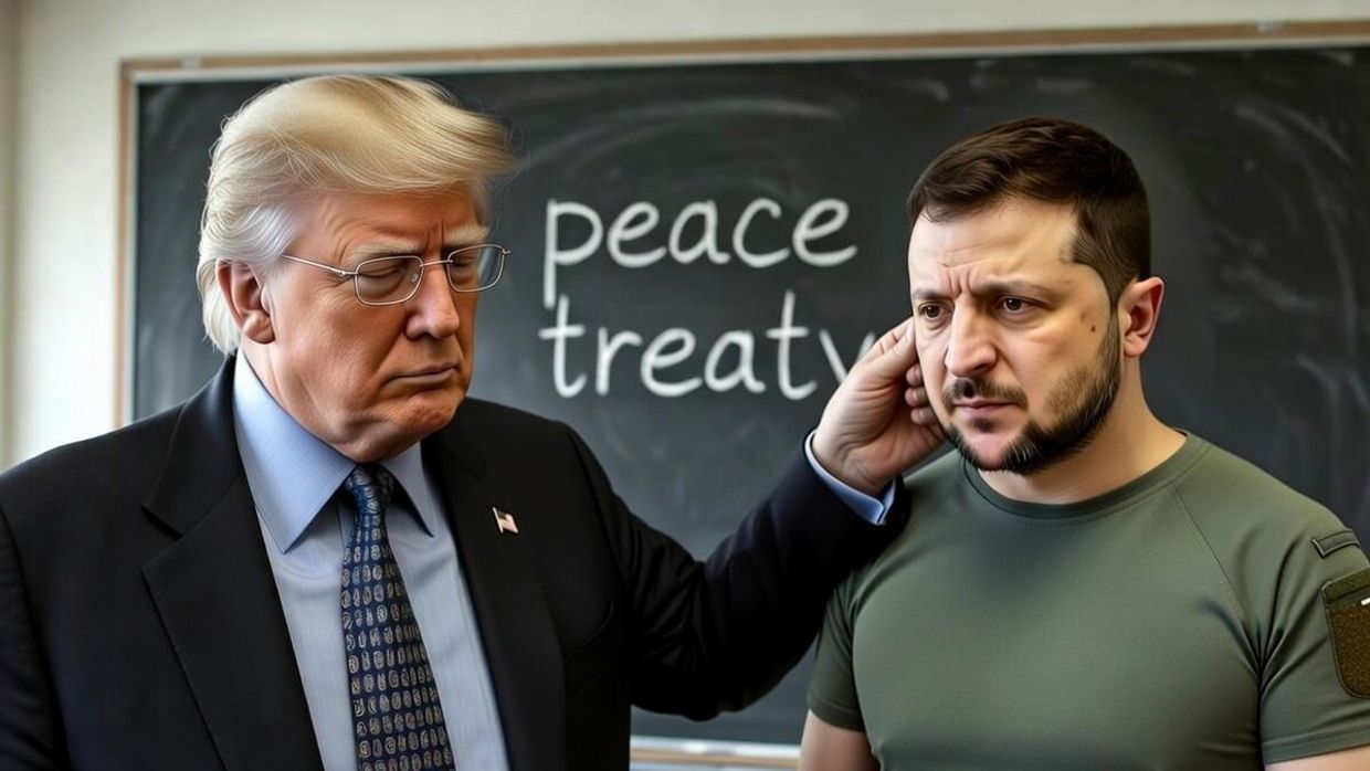 Трамп и Зеленский