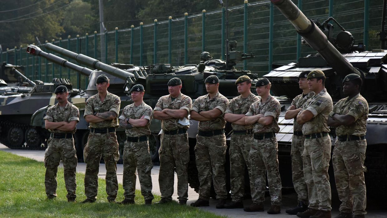 Открытие военных учений Rapid Trident-2020 на Украине