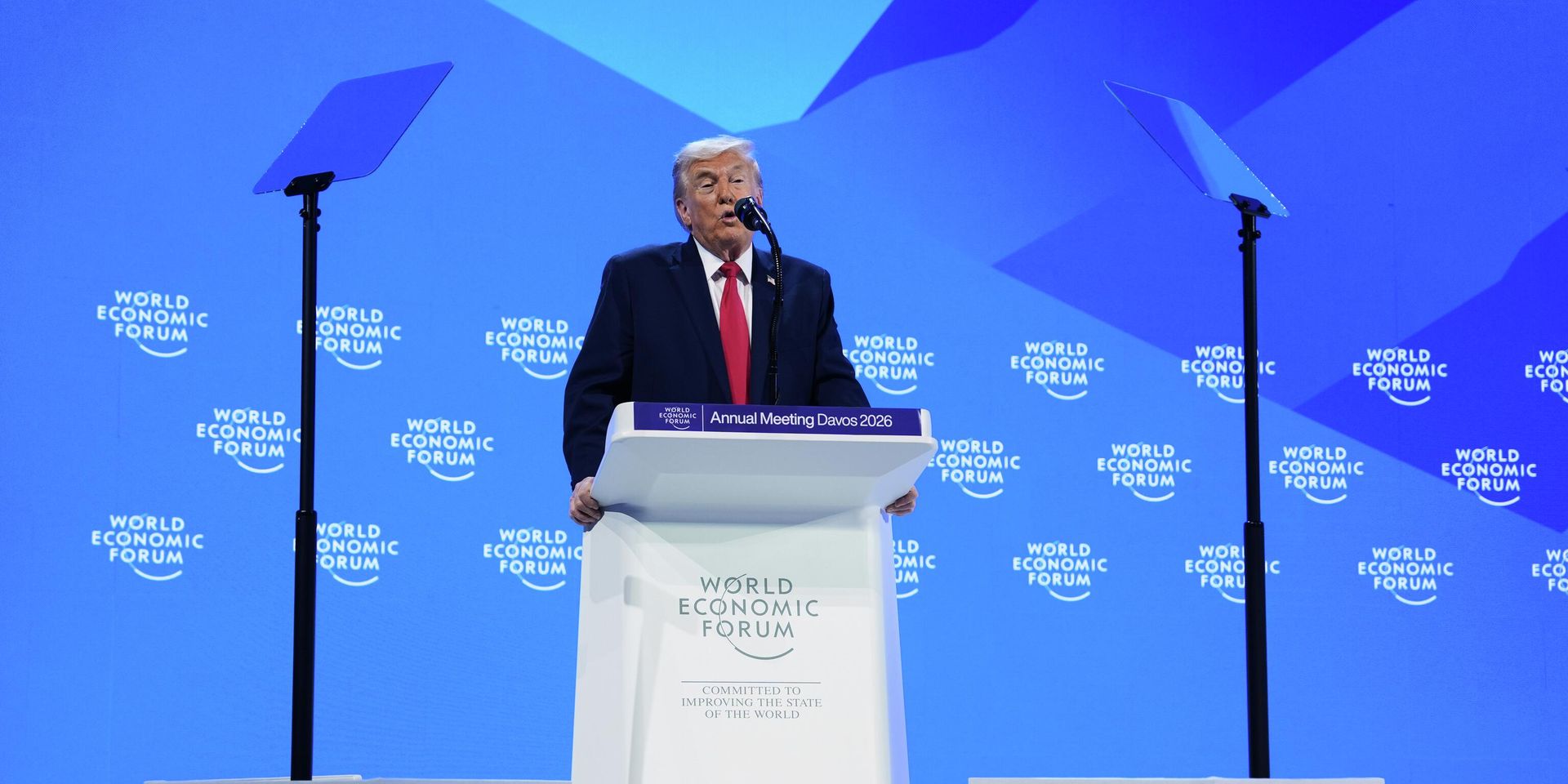 Президент США Дональд Трамп выступает на ВЭФ в Давосе, Швейцария - ИноСМИ, 1920, 21.01.2026
