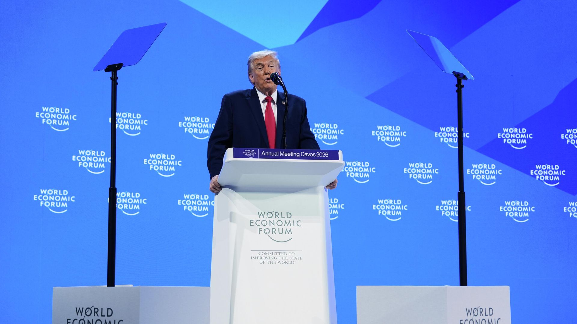 Президент США Дональд Трамп выступает на ВЭФ в Давосе, Швейцария - ИноСМИ, 1920, 21.01.2026