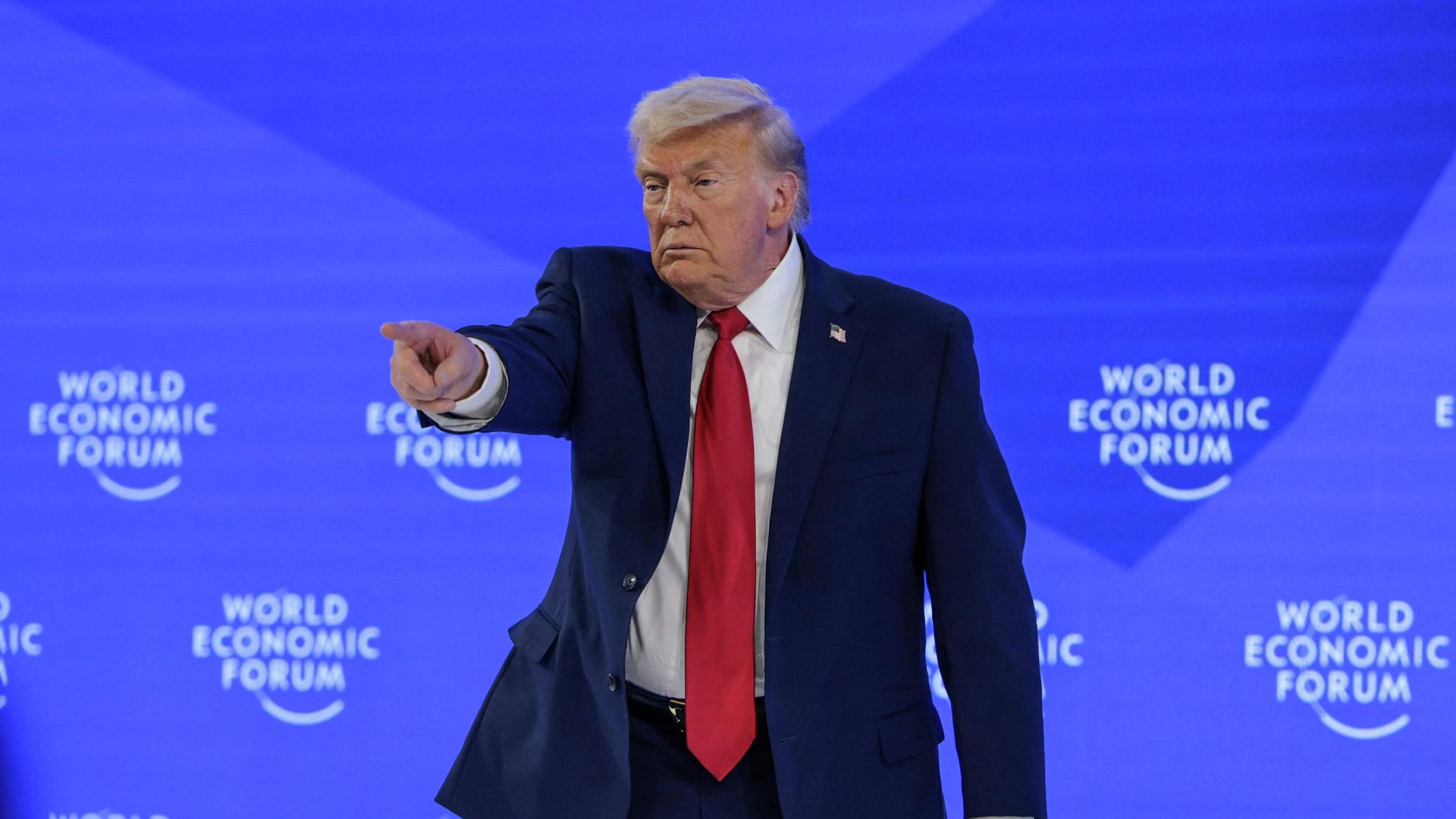 Президент США Дональд Трамп выступает на ВЭФ в Давосе, Швейцария - ИноСМИ, 1920, 21.01.2026