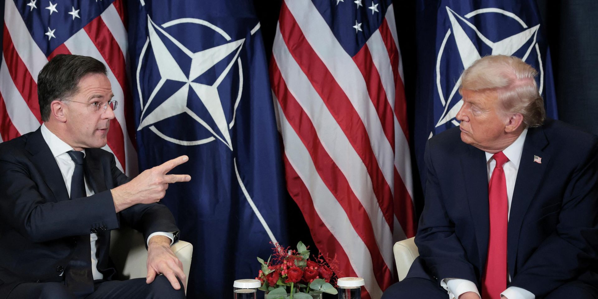 Президент США Дональд Трамп и генеральный секретарь НАТО Марком Рютте в Давосе, Швейцария - ИноСМИ, 1920, 14.02.2026