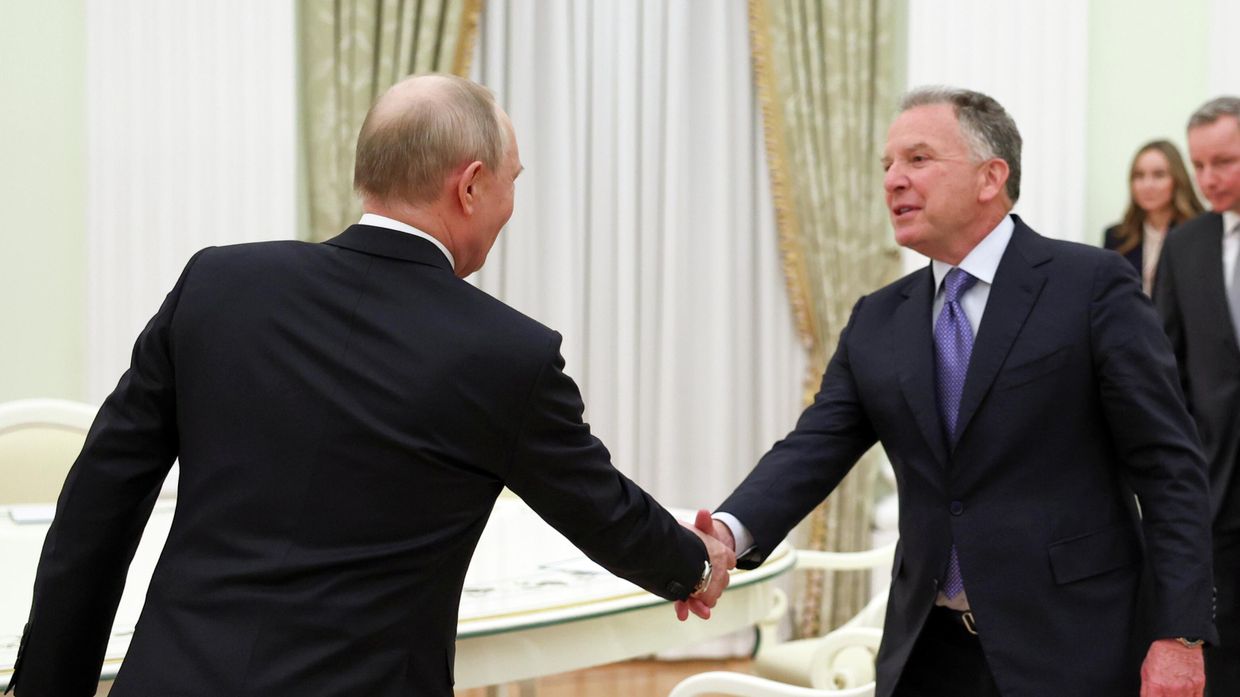 Встреча президента Владимира Путина и спецпосланника президента США Стивена Уиткоффа