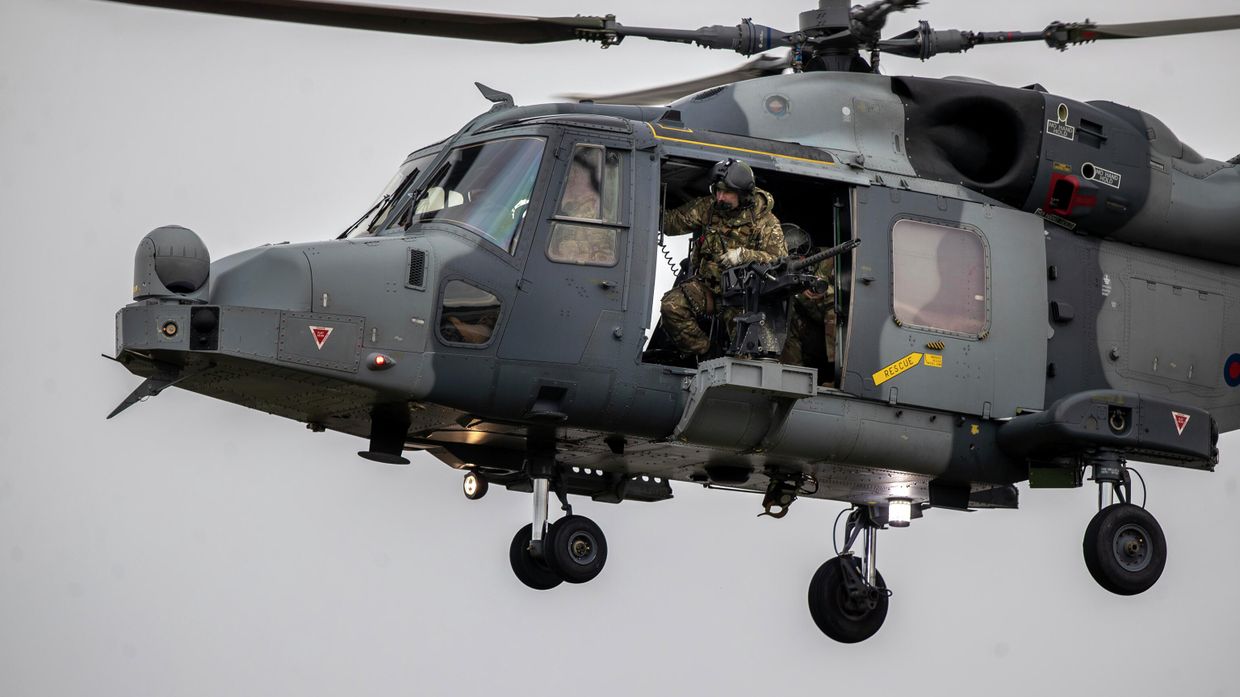 Вертолет британской армии Wildcat 