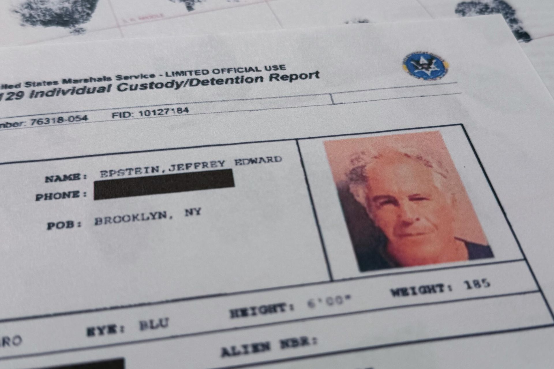 Документ, включенный в опубликованный Министерством юстиции США архив документов по делу Джеффри Эпштейна - ИноСМИ, 1920, 19.03.2026