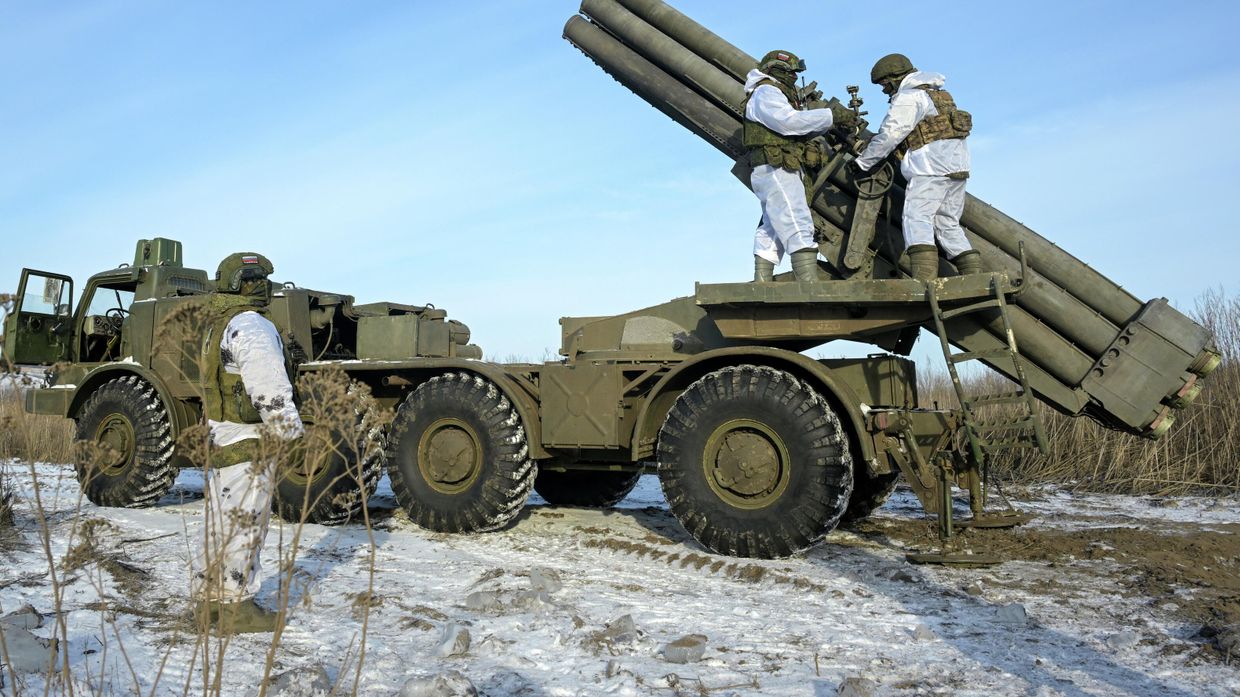 Боевая работа расчета РСЗО Ураган группировки войск Запад на Харьковском направлении