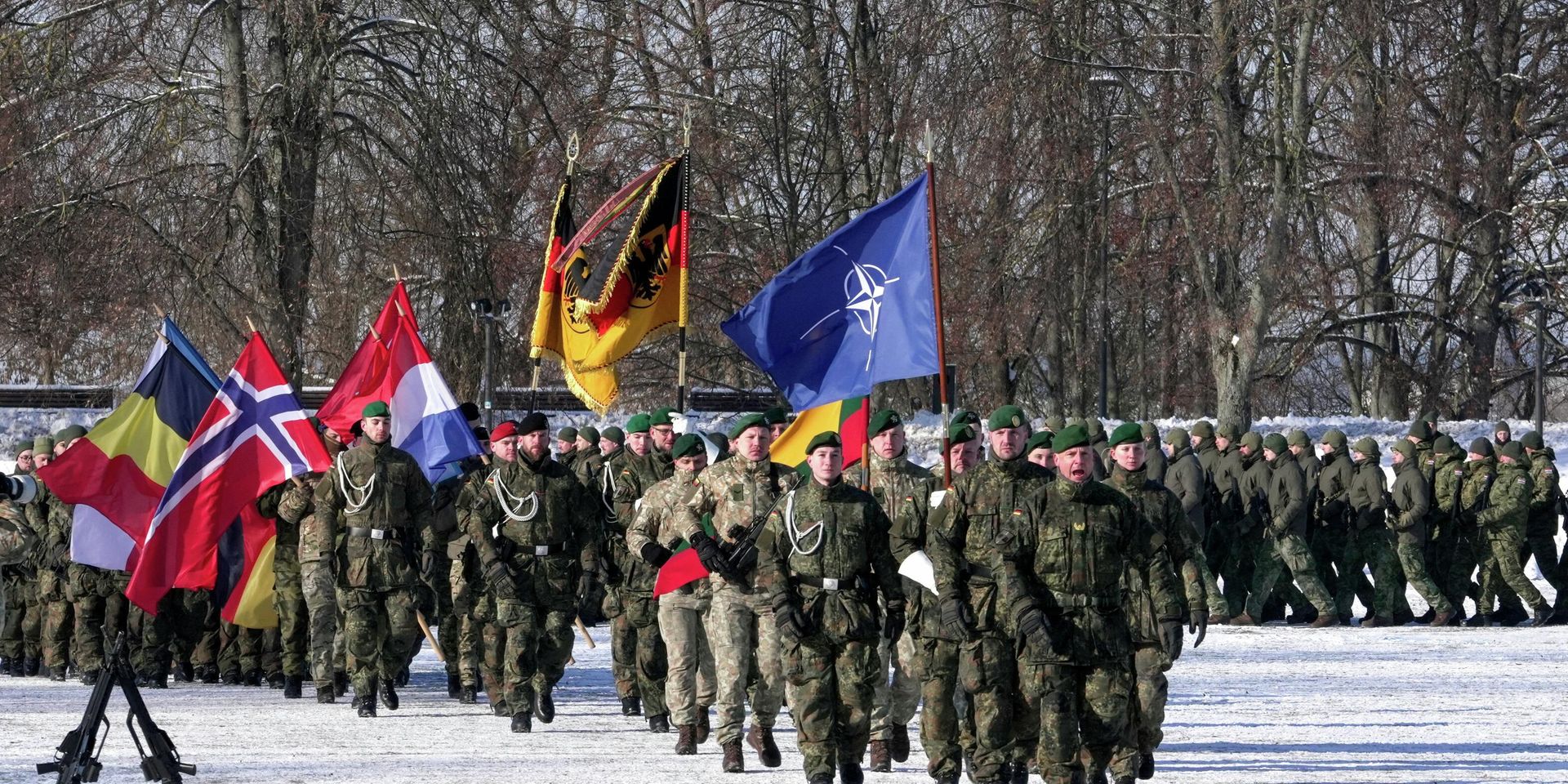 Парад военнослужащих многонациональной батальонной группы НАТО в Литве - ИноСМИ, 1920, 11.03.2026