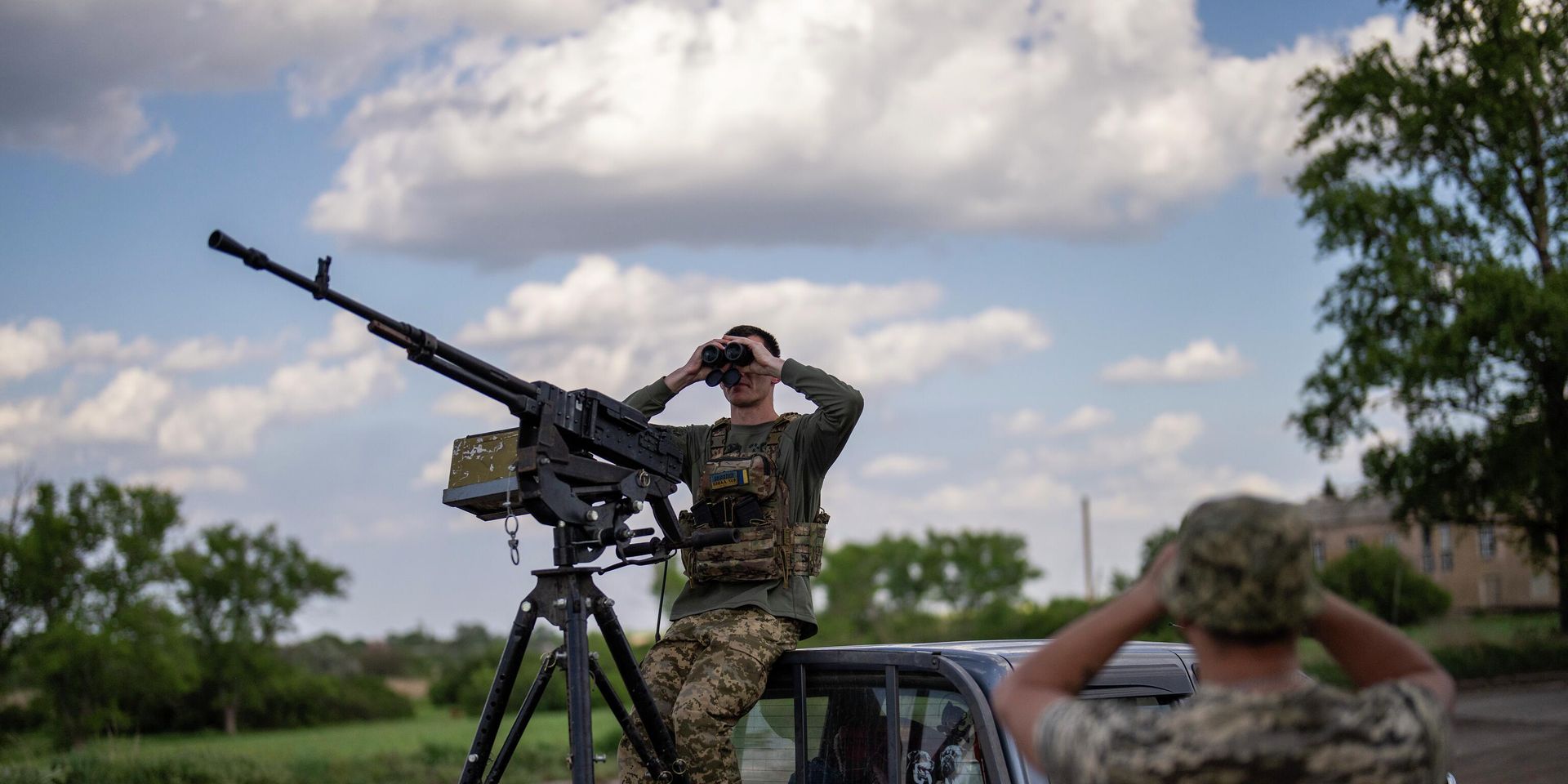 Украинские боевики мониторят небо у линии боевого соприкосновения - ИноСМИ, 1920, 22.05.2026