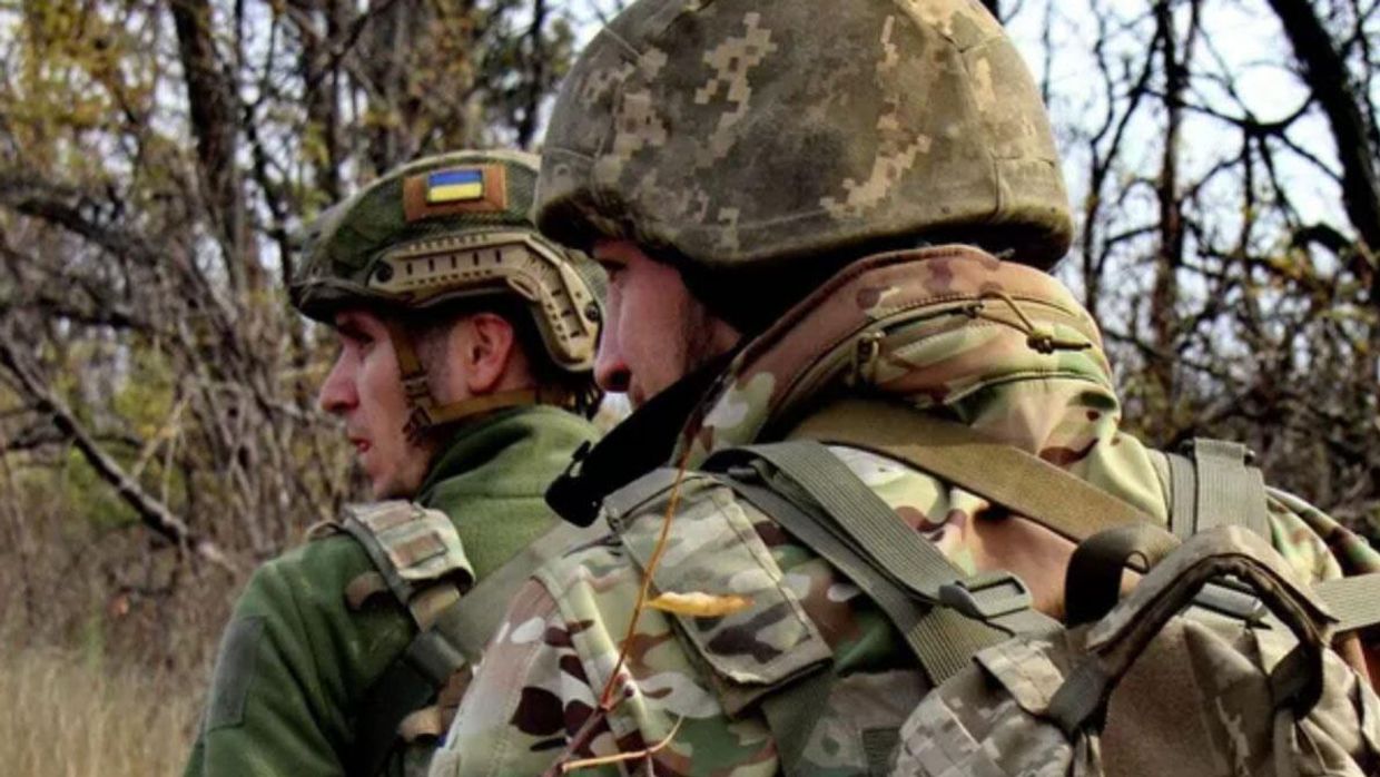 Украинские военнослужащие. Архивное фото