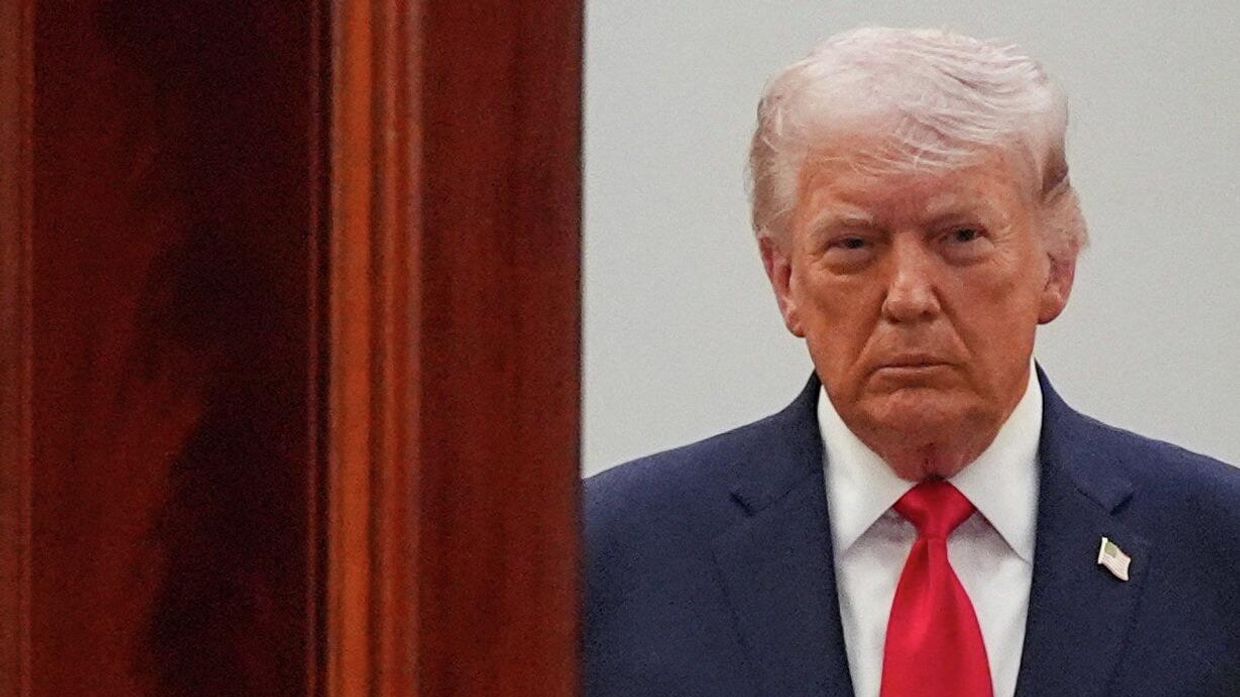 Дональд Трамп перед своим обращением к нации по поводу ситуации вокруг Ирана. 1 апреля 2026 г.