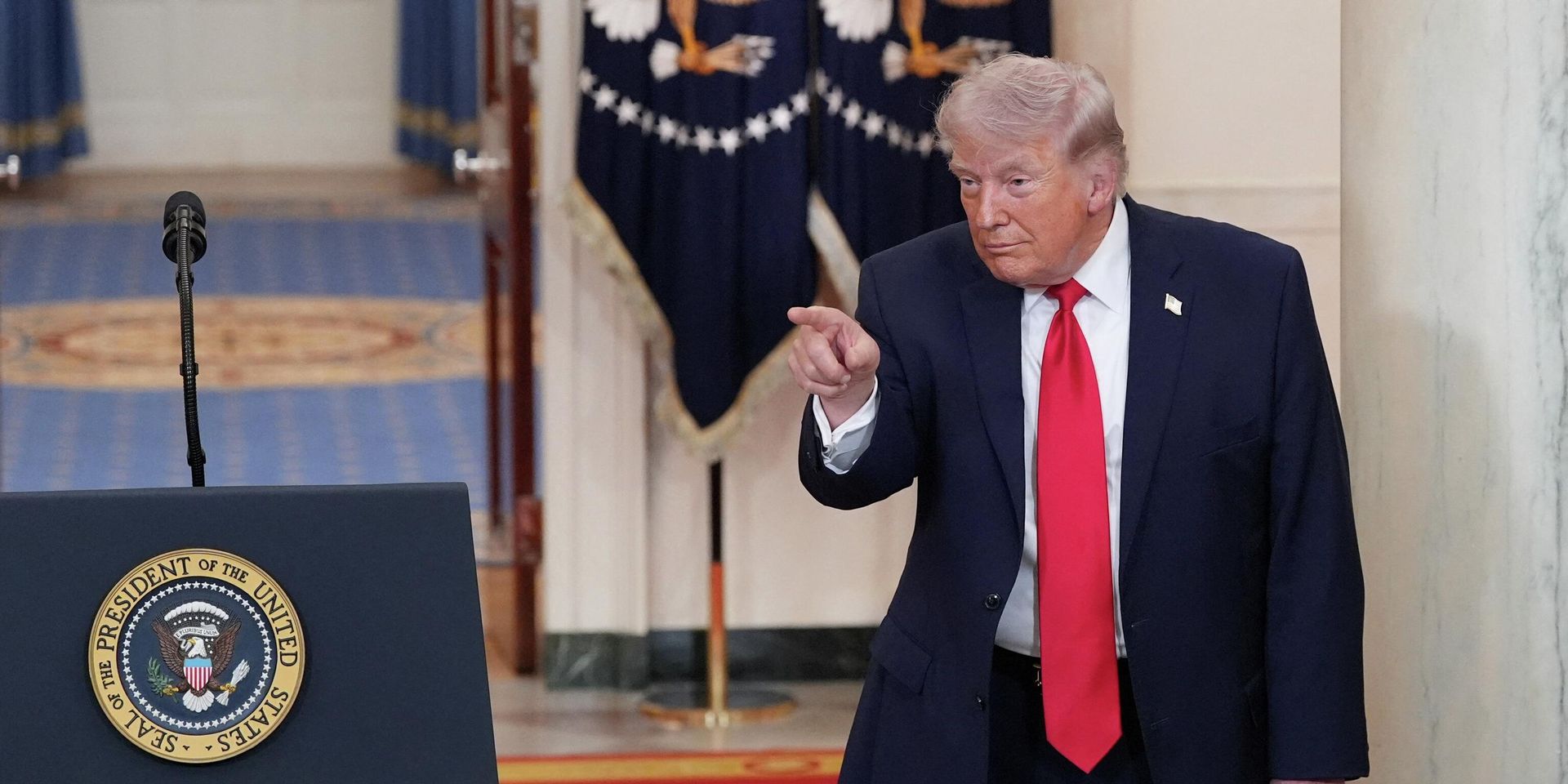 Президент США Дональд Трамп выступает с обращением к нации по поводу ситуации вокруг Ирана. 1 апреля 2026 г. - ИноСМИ, 1920, 14.04.2026
