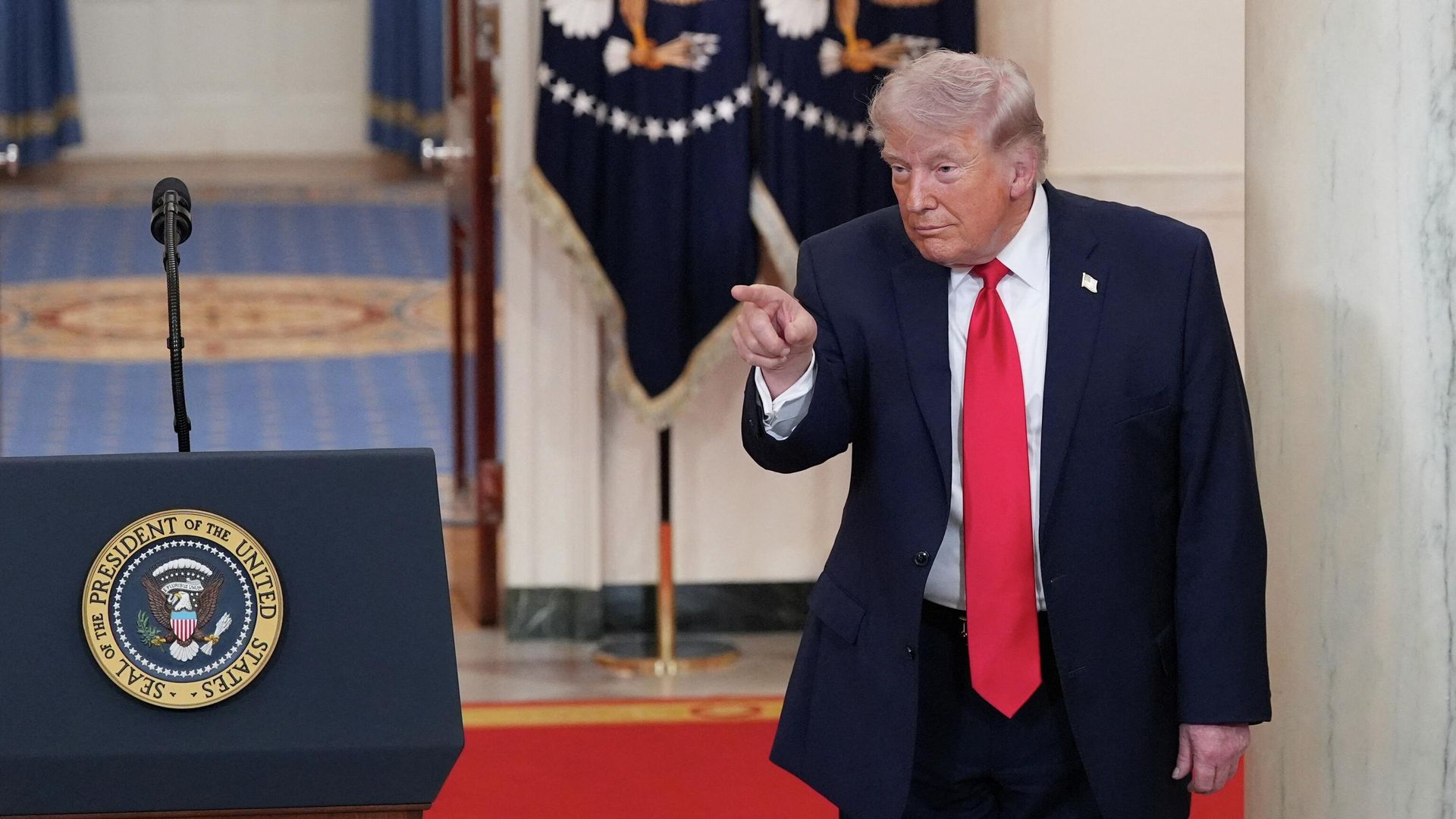 Президент США Дональд Трамп выступает с обращением к нации по поводу ситуации вокруг Ирана. 1 апреля 2026 г. - ИноСМИ, 1920, 21.04.2026