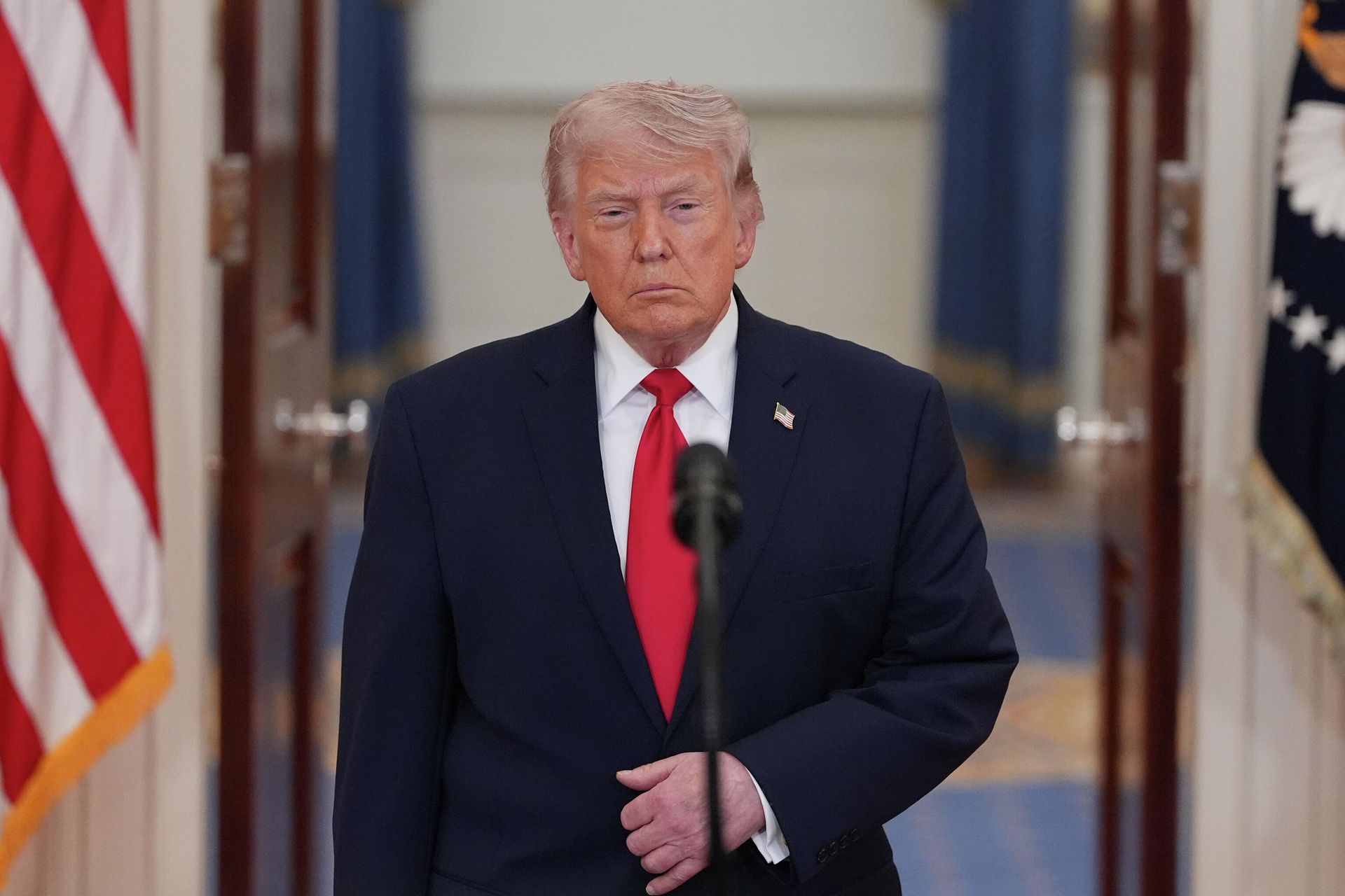 Президент США Дональд Трамп выступает с обращением к нации по поводу ситуации вокруг Ирана. 1 апреля 2026 г. - ИноСМИ, 1920, 06.04.2026