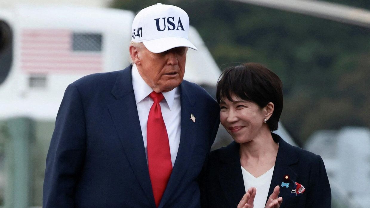 Президент США Дональд Трамп и премьер-министр Японии Санаэ Такаити в Белом доме Президент США Дональд Трамп и премьер-министр Японии Санаэ Такаити в Белом доме