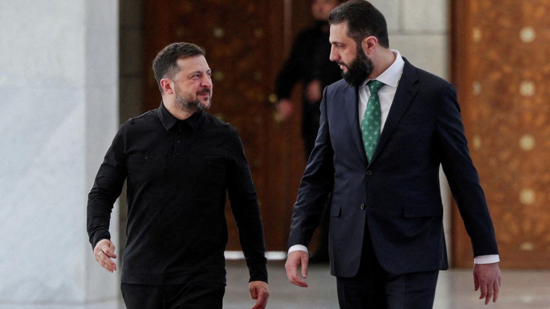 Владимир Зеленский и президент Сирии Ахмед аш-Шараа на встрече в Дамаске - ИноСМИ, 1920, 06.04.2026