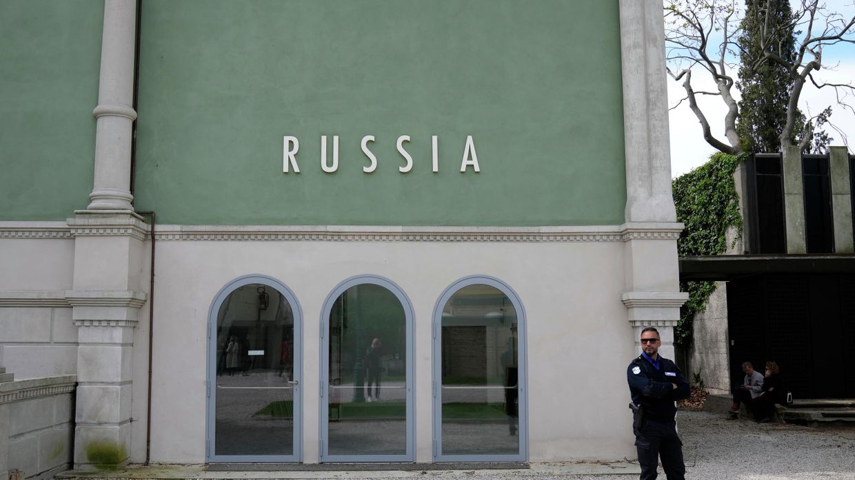 Павильон России 59-й Биеннале искусств в Венеции, Италия. Архивная фотография Павильон России 59-й Биеннале искусств в Венеции, Италия. Архивная фотография