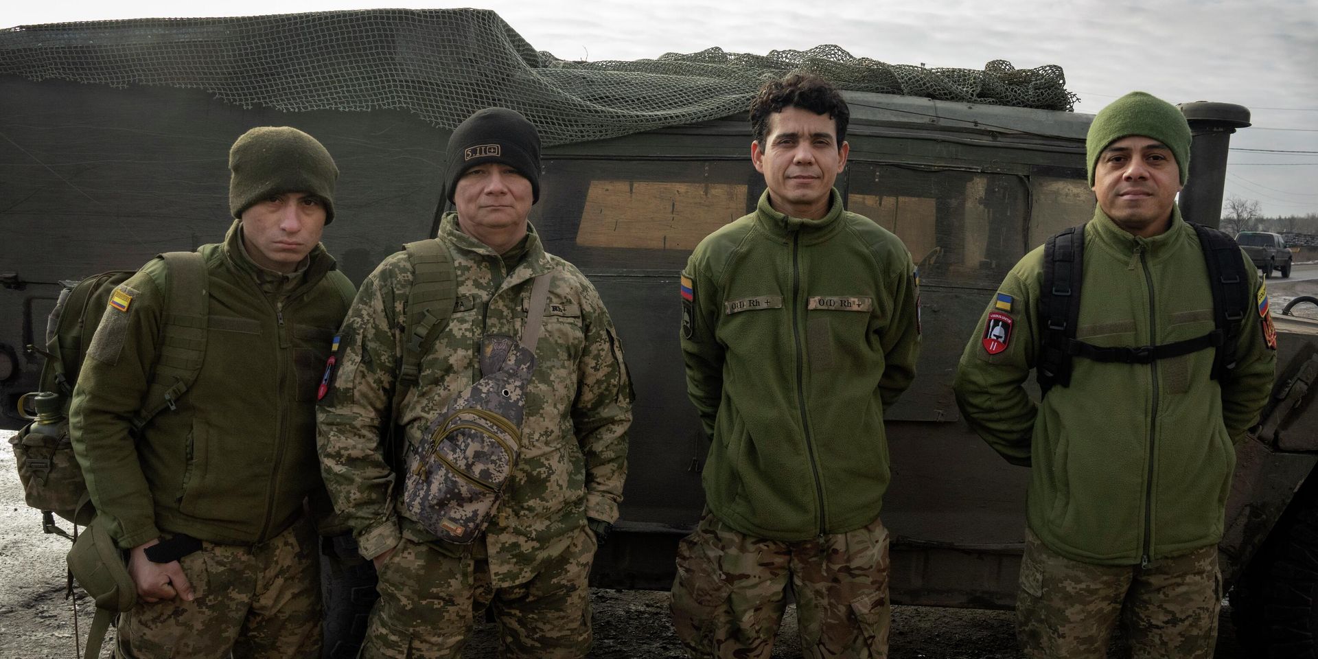 Колумбийские наемники, вступившие в ряды украинских боевиков. Архивная фотография - ИноСМИ, 1920, 29.07.2026