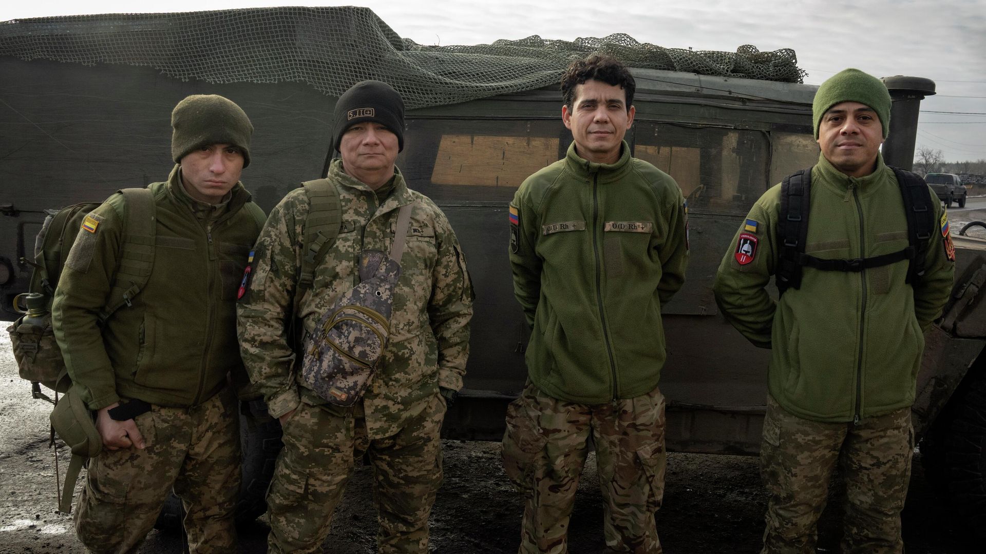 Колумбийские наемники, вступившие в ряды украинских боевиков. Архивная фотография - ИноСМИ, 1920, 29.07.2026