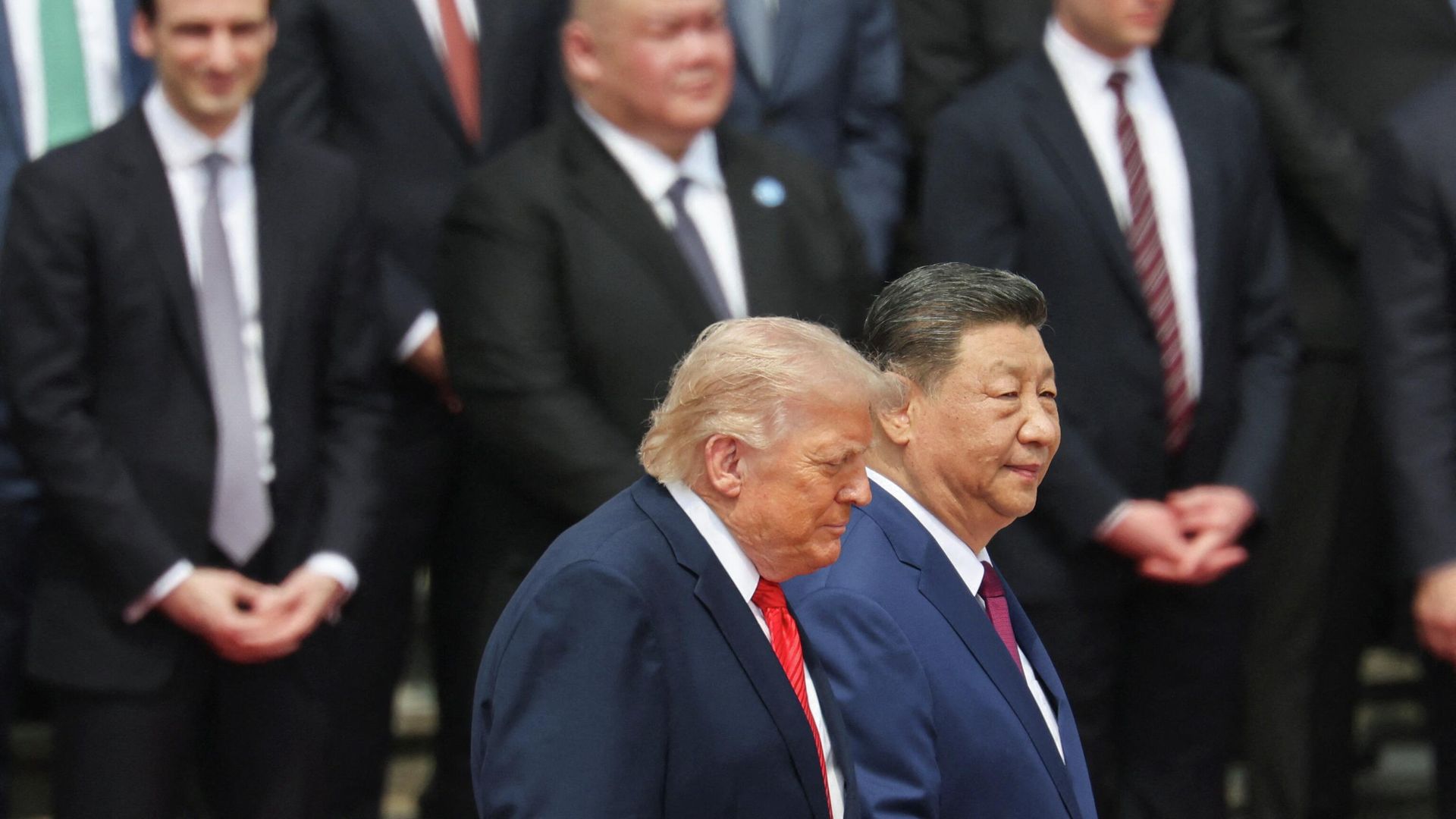 Торжественная церемония приветствия президента США Дональда Трампа в Пекине, 14 мая 2026 г. - ИноСМИ, 1920, 14.05.2026