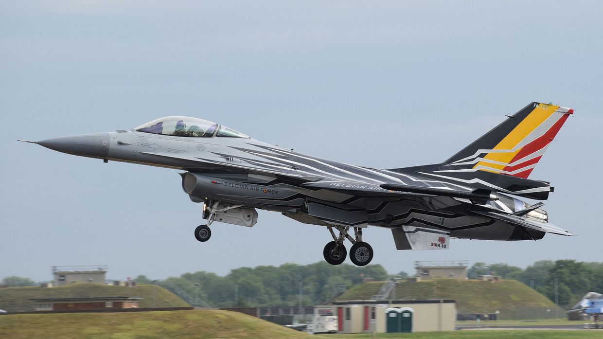 Истребитель F-16AM ВВС Бельгии