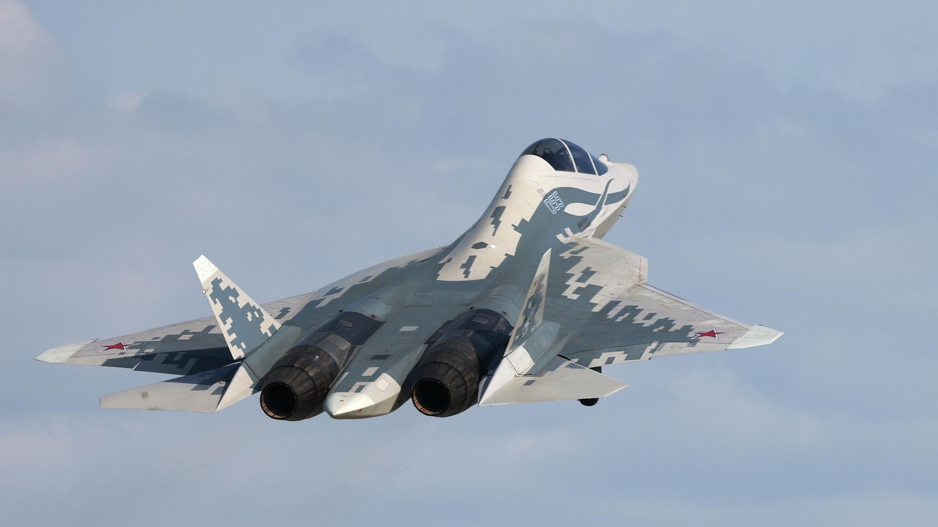 Первый полет двухместной версии истребителя пятого поколения Су-57 - ИноСМИ, 1920, 08.06.2026