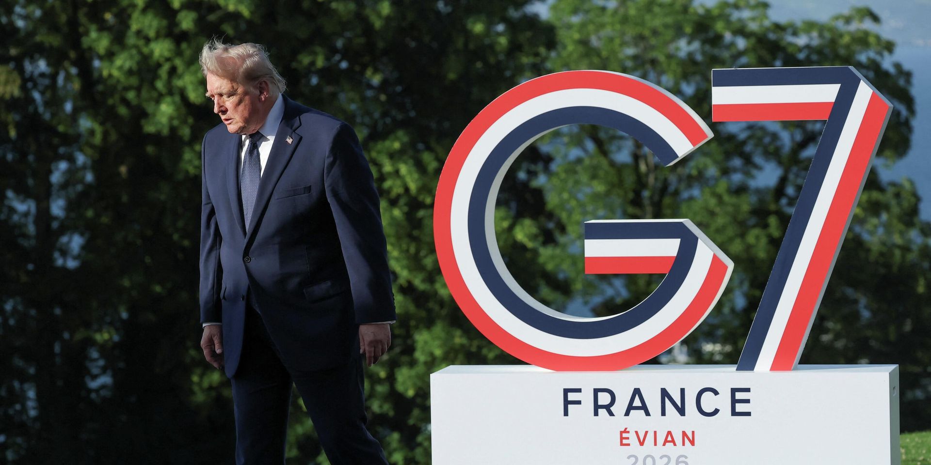 Президент США Дональд Трамп на саммите G7 в Эвиан-ле-Бен, 15 июня 2026 г.  - ИноСМИ, 1920, 22.06.2026