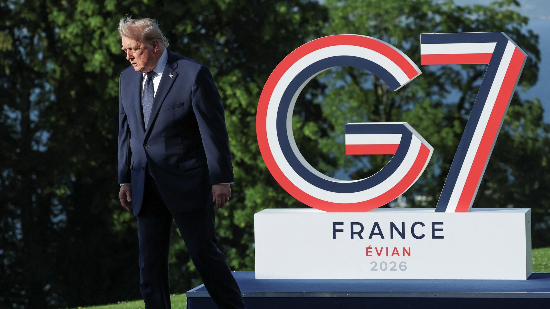 Президент США Дональд Трамп на саммите G7 в Эвиан-ле-Бен, 15 июня 2026 г.  - ИноСМИ, 1920, 22.06.2026