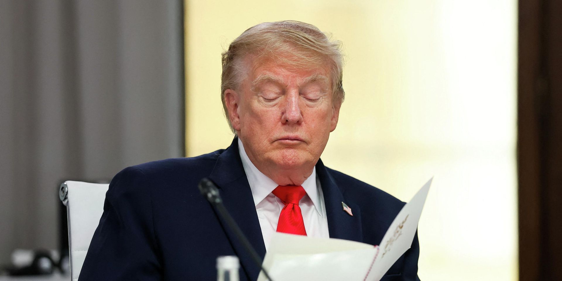 Президент США Дональд Трамп на саммите Большой семерки, Эвиан-ле-Бен, Франция - ИноСМИ, 1920, 28.06.2026
