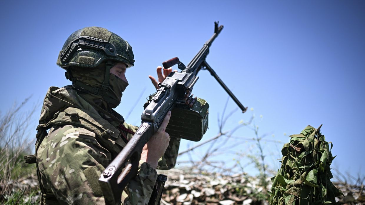 Морские пехотинцы группировки войск Восток на направлении Гуляйполе в зоне СВО