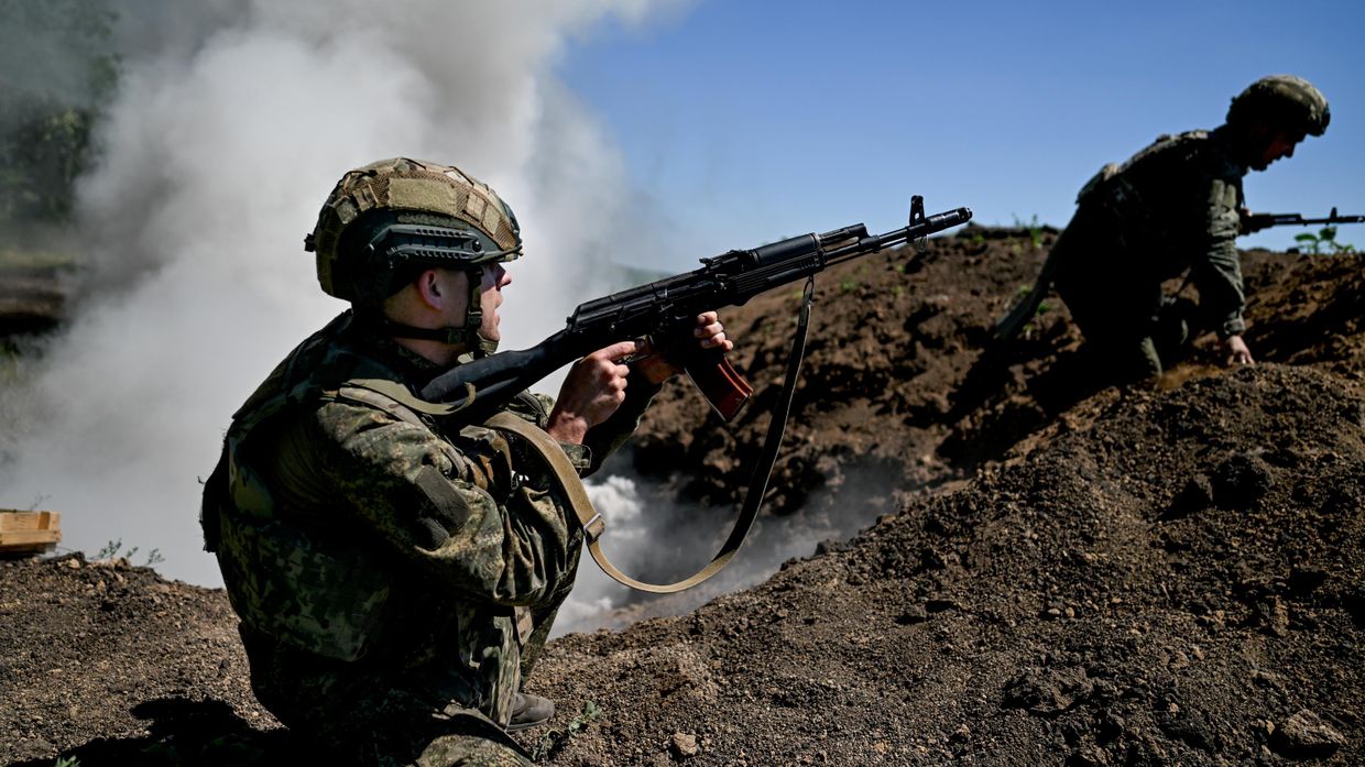 Боевая подготовка штурмовиков группировки войск Центр
