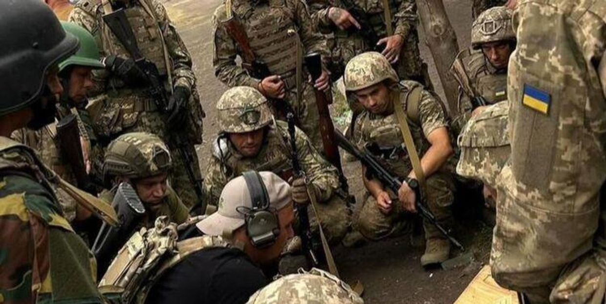 Военные 425-го штурмового полка ВСУ Скала
