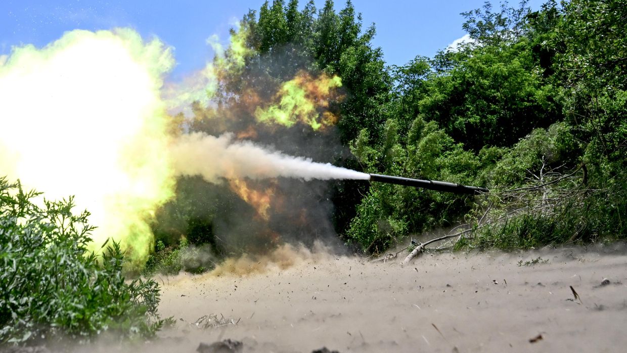 Боевая работа танка Т-72Б3А группировки войск Центр на Днепропетровском направлении СВО