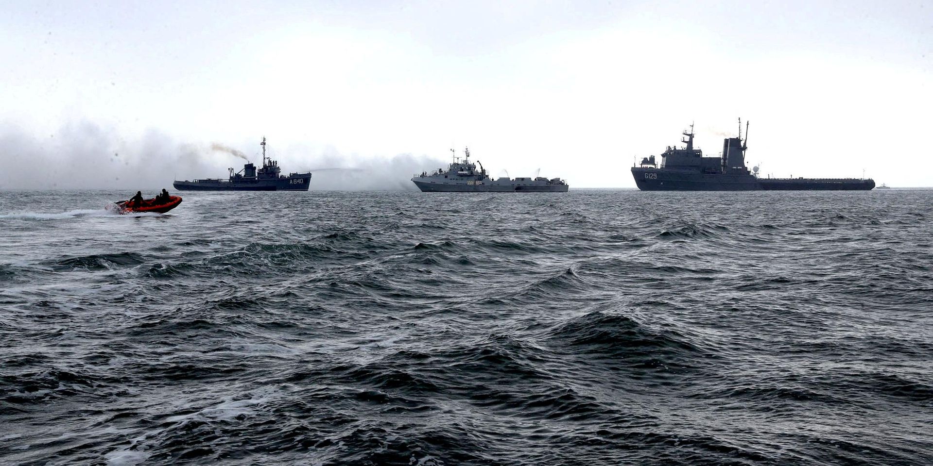 Корабли ВМФ Ирана и Азербайджана во время учений в Каспийском море, ноябрь 2024 г. - ИноСМИ, 1920, 28.08.2026