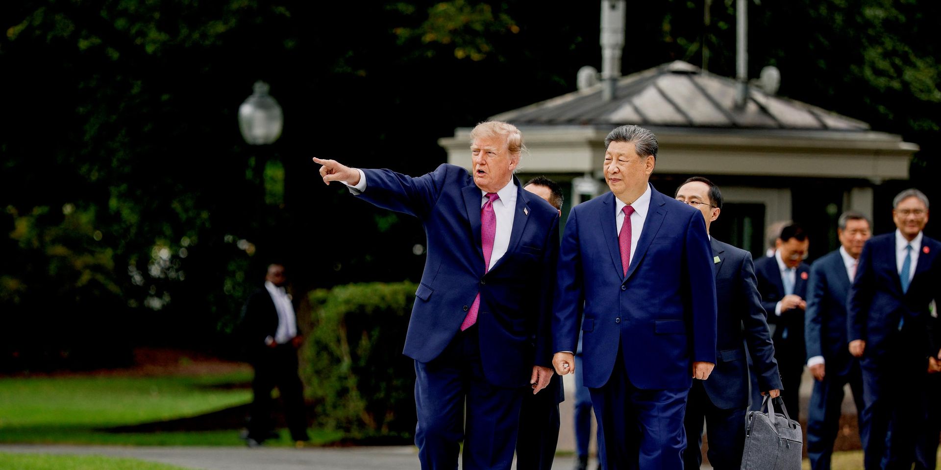 Председатель КНР Си Цзиньпин и президент США Дональд Трамп во время встречи в Вашингтоне, США, 24 сентября 2026 года - ИноСМИ, 1920, 25.09.2026