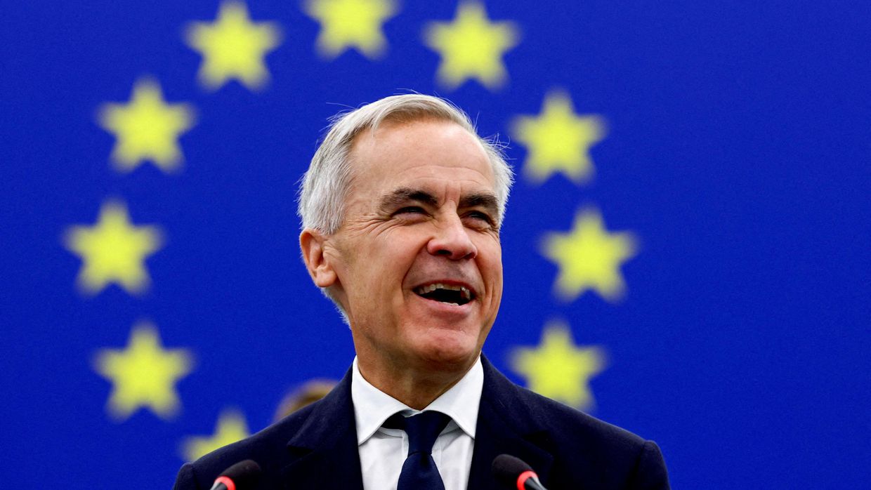Премьер-министр Канады Марк Карни в Европарламенте 17 сентября 2026 г. 
