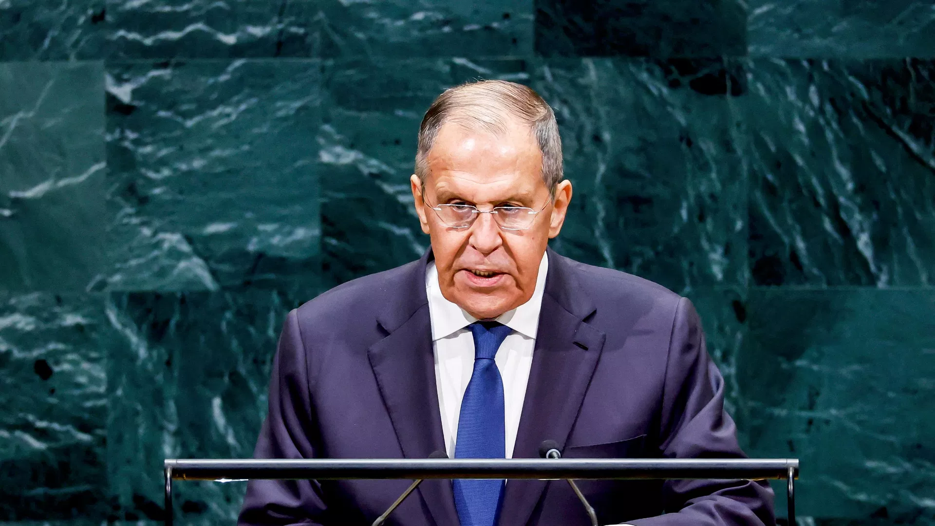 Глава МИД России С.Лавров выступает на 81 сессии Генассамблеи ООН в Нью-Йорке 26 сентября 2026 г.  - ИноСМИ, 1920, 26.09.2026