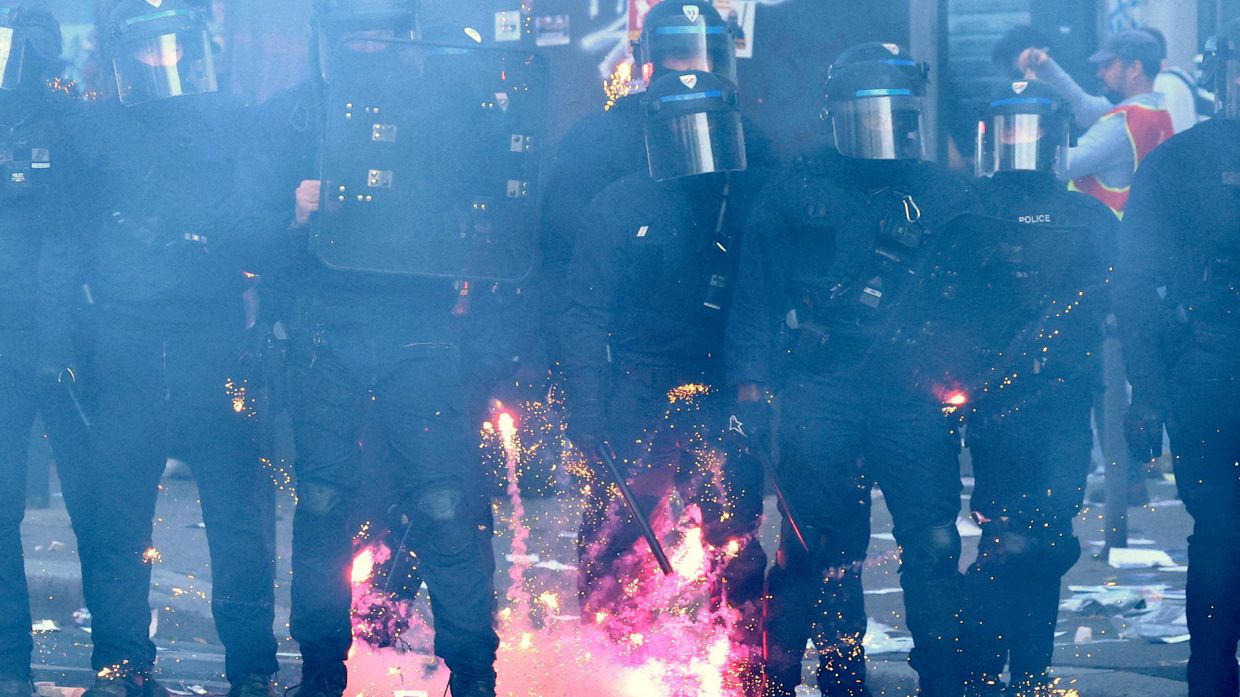 Протесты в Париже