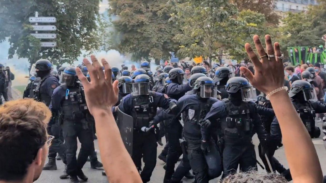 Протесты во Франции
