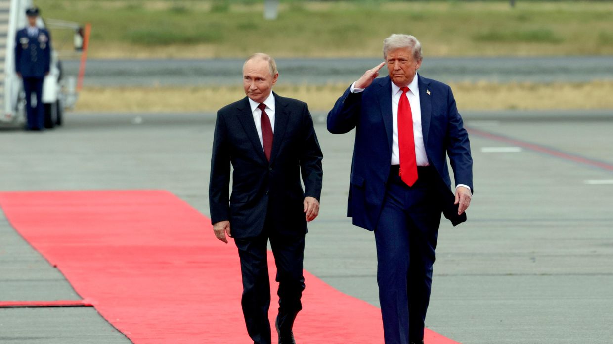 Президент РФ Владимир Путин и президент США Дональд Трамп