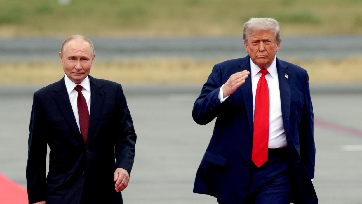 Президент РФ Владимир Путин и президент США Дональд Трамп