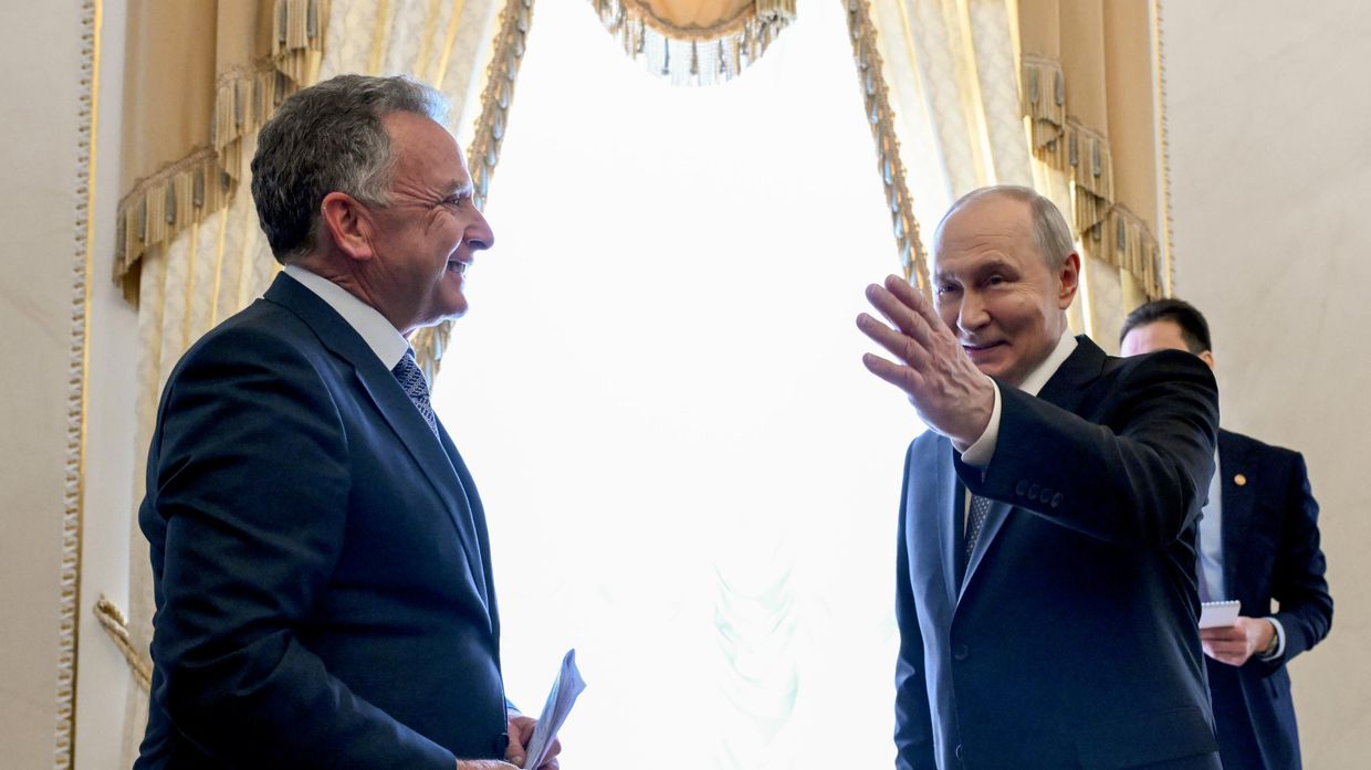 Встреча президента Владимира Путина и спецпосланника Стивена Уиткоффа